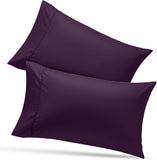 SISXSO Bedding Queen Pillow Cases - 4 Pack - Envelope Closure - Soft Brushed Microfiber Fabric - Shrinkage and Fade Resistant Pillow Covers Queen Size 20 X 30 Inches (Queen, Grey)