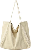 SISXSO Canvas Tote Bag for Women Large Hobo Shoulder Bag for Work Travel Casual Message Bag Tote Purse handbags
