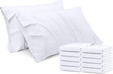 SISXSO Bedding Queen Pillow Cases - 4 Pack - Envelope Closure - Soft Brushed Microfiber Fabric - Shrinkage and Fade Resistant Pillow Covers Queen Size 20 X 30 Inches (Queen, Grey)