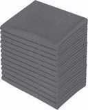 SISXSO Bedding Queen Pillow Cases - 4 Pack - Envelope Closure - Soft Brushed Microfiber Fabric - Shrinkage and Fade Resistant Pillow Covers Queen Size 20 X 30 Inches (Queen, Grey)