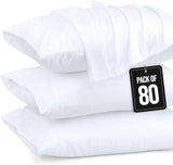 SISXSO Bedding Queen Pillow Cases - 4 Pack - Envelope Closure - Soft Brushed Microfiber Fabric - Shrinkage and Fade Resistant Pillow Covers Queen Size 20 X 30 Inches (Queen, Grey)