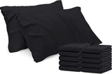 SISXSO Bedding Queen Pillow Cases - 4 Pack - Envelope Closure - Soft Brushed Microfiber Fabric - Shrinkage and Fade Resistant Pillow Covers Queen Size 20 X 30 Inches (Queen, Grey)