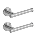 SISXSO NearMoon Bathroom Toilet Paper Holder, Premium SUS304 Stainless Steel Rustproof Wall Mounted Toilet Roll Holder for Bathroom, Kitchen (1 Pack, Brushed Nickel)