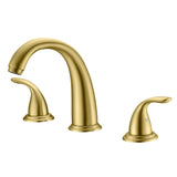 SISXSO SUMERAIN 2 Handle Widespread Roman Tub Faucet, Chrome Finish