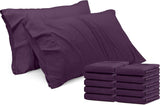 SISXSO Bedding Queen Pillow Cases - 4 Pack - Envelope Closure - Soft Brushed Microfiber Fabric - Shrinkage and Fade Resistant Pillow Covers Queen Size 20 X 30 Inches (Queen, Grey)