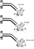 SISXSO Sneatup Solid Brass 3-way G1/2 Shower Diverter Chrome Plating