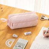 SISXSO Large Pencil Case High Capacity Holder Box Storage bag Desk Organizer Marker Pouch Pen For Middle School Office College Adult Girl and Boy