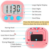 SISXSO 2Pack Magnetic Digital Timer For Kitchen Cooking