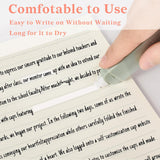 6Pcs Mini Fitas White Out para Correção Instantânea, Whiteout Bonito para Escrita, Conjunto de Fitas Corretivas Estéticas Fácil de Usar para Estudantes, Material Escolar e de Escritório (Verde) 