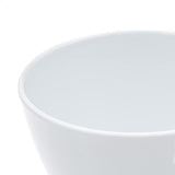 SISXSO Round Melamine Bowl, 8 oz, White, 6 Piece Set