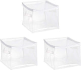SISXSO Clear Zippered Organizers, 3-Pack