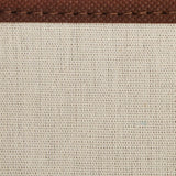 SISXSO Rectangular Foldable Laundry Basket Hamper, Beige,Brown