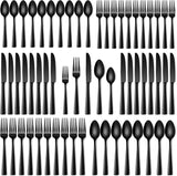 SISXSO 20 Piece Silverware Set, Food-Grade Stainless Steel Flatware Sets for 4 Mirror Polished Cutlery Utensil Sets Include Dinner Knives Spoons and Forks Set Dishwasher Safe for Home Restaurant
