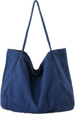 SISXSO Canvas Tote Bag for Women Large Hobo Shoulder Bag for Work Travel Casual Message Bag Tote Purse handbags