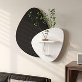 SISXSO 3D Textured Framed Boho Neutral Abstract Wall Art for Living Room, 3 Piece Modern Paintings Artwork for Walls, Black White Brown Minimalist Geometric Pictures for Hallway Office Wall Decor 24x36 In