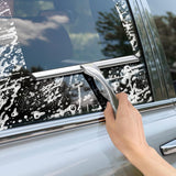 SISXSO Paradigms Interiors All-Purpose Stainless Steel Shower Squeegee for Shower Glass Door with 2 Adhesive Hooks, Bathroom Cleaner Tool Household Window Mirror Squeegee , Cleaning Tile Wall, Car, 10 Inch Silver