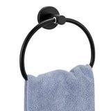 SISXSO Towel Ring for Bathroom, 304 Stainless Steel Hand Towel Holder, Heavy Duty Towel Hanger for Bath, Kitchen, Hotel (2.3″ Screw-Mounted Base, Brushed Nickel)