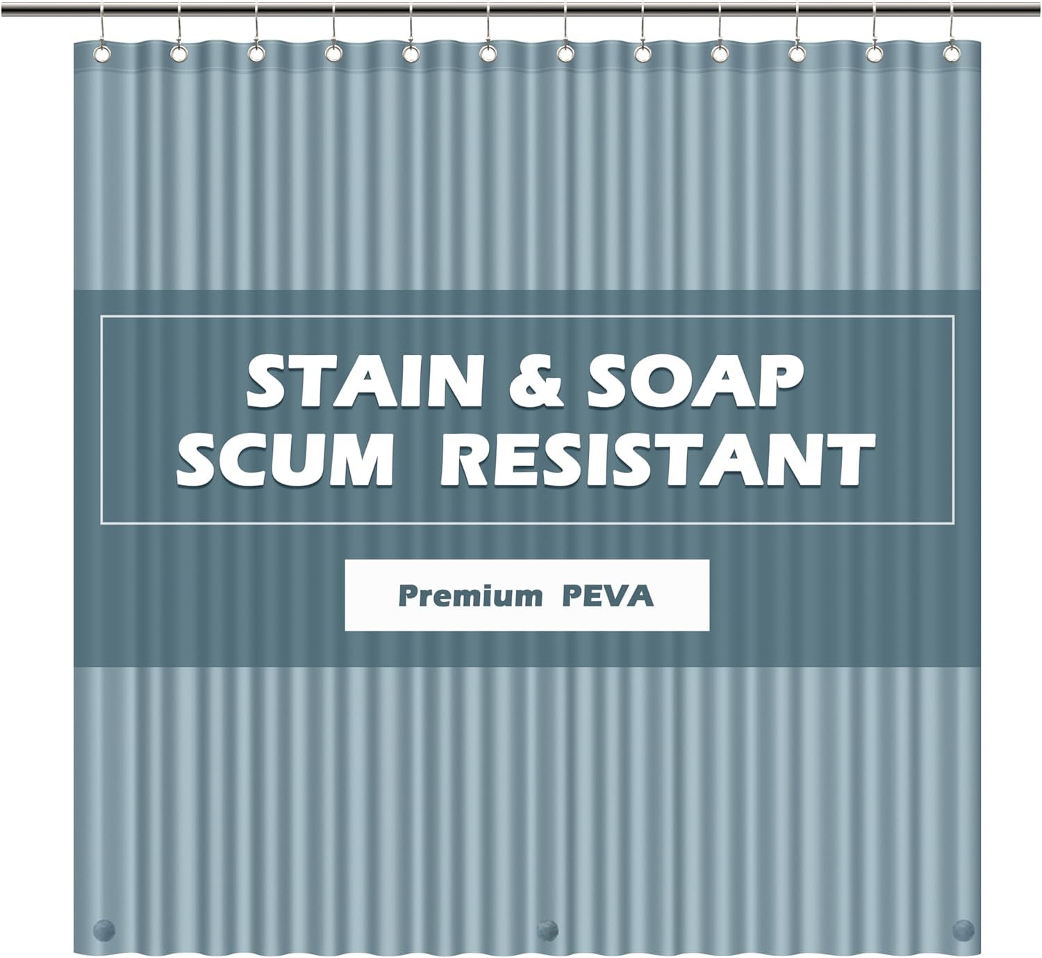 SISXSO Paradigms Interiors Clear Shower Curtain Liner Light Weight PEVA, Shower Liner 72x72 Inches, Waterproof, No Chemical Smell with 12 Rust Proof Metal Grommets Holes for Bathroom Shower Curtain