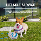 SISXSO Outdoor Dog Drinking Water Fountain Step On, Dog Sprinkler paw Activated Garden Dog Water Fountain Outdoor, Dog Sprinkler Dog Water Pedal