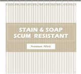 SISXSO Paradigms Interiors Clear Shower Curtain Liner Light Weight PEVA, Shower Liner 72x72 Inches, Waterproof, No Chemical Smell with 12 Rust Proof Metal Grommets Holes for Bathroom Shower Curtain