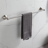 SISXSO BGL 4-Piece Brushed Nickel Bathroom Hardware Set with Adjustable Towel Bar