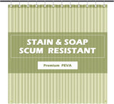 SISXSO Paradigms Interiors Clear Shower Curtain Liner Light Weight PEVA, Shower Liner 72x72 Inches, Waterproof, No Chemical Smell with 12 Rust Proof Metal Grommets Holes for Bathroom Shower Curtain