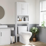 SISXSO Shintenchi Over the Toilet Storage Cabinet, Bathroom Shelf, White
