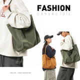 SISXSO Canvas Tote Bag for Women Large Hobo Shoulder Bag for Work Travel Casual Message Bag Tote Purse handbags