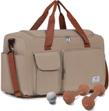 SISXSO Women's Gym Duffle Bag with Shoes Compartment, 37L Capacity, Ideal for Travel, Gym, Sports, Duffel, Weekender