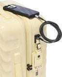 SISXSO 19 Degree International Expandable 4 Wheeled Carry-On - Hard Shell Suitcase - 21.8" X 14.0" X 9.0" - Washed Yellow