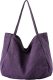 SISXSO Canvas Tote Bag for Women Large Hobo Shoulder Bag for Work Travel Casual Message Bag Tote Purse handbags