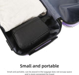 SISXSO Travel Toiletry bag Toiletry bag for women men Hanging Cosmetic bag Travel accessories for Women Men (Black)