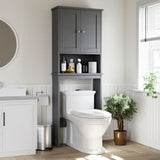 SISXSO Shintenchi Over the Toilet Storage Cabinet, Bathroom Shelf, White