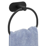 SISXSO Towel Ring for Bathroom, 304 Stainless Steel Hand Towel Holder, Heavy Duty Towel Hanger for Bath, Kitchen, Hotel (2.3″ Screw-Mounted Base, Brushed Nickel)