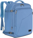 SISXSO Carry on Backpack, Extra Large Travel Backpack Expandable Airplane Approved Weekender Bag for Men and Women, Water Resistant Lightweight Daypack for Flight 40L, Black