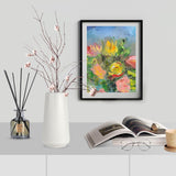 SISXSO White Ceramic Vase, GUKJOB Small Cute Flower Vase for Pampas Grass, Home, Living Room, Dining Table, Farmhouse, Office Decor, Bedroom, Table, and Kitchen Shelf (White)