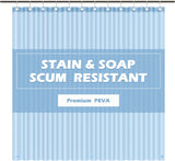 SISXSO Paradigms Interiors Clear Shower Curtain Liner Light Weight PEVA, Shower Liner 72x72 Inches, Waterproof, No Chemical Smell with 12 Rust Proof Metal Grommets Holes for Bathroom Shower Curtain