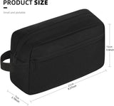 SISXSO Travel Toiletry bag Toiletry bag for women men Hanging Cosmetic bag Travel accessories for Women Men (Black)
