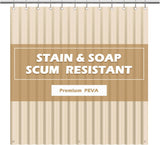 SISXSO Paradigms Interiors Clear Shower Curtain Liner Light Weight PEVA, Shower Liner 72x72 Inches, Waterproof, No Chemical Smell with 12 Rust Proof Metal Grommets Holes for Bathroom Shower Curtain