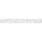 SISXSO Acrylic Clear Ruler, 12 In