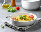 SISXSO 4Pcs 40oz Ceramic Pasta Bowl Set, For Soups and Salads, Serving Bowls, Large Capacity, Microwave & Dishwasher Safe