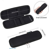 Estojo pequeno para lápis, estojo rígido para canetas-tinteiro executivas, canetas esferográficas - preto 