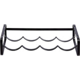 SISXSO Tabletop Stackable Wine Rack, Black