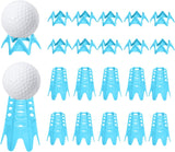 Tees de golfe de plástico, 20 Tees de simulador de golfe para casa, Tees de golfe para ambientes internos e externos, treinamento prático, Tees de tapete de golfe para grama de inverno e campo de golfe, pacote com 10 altos e 10 pequenos 