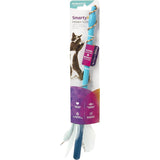 SISXSO Frisky Flyer Feather Wand Cat Toy, Extendable Up to 24"