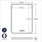 Folha de alumínio para assar comercial, pacote com 2 unidades, prata 