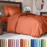 SISXSO Duvet Cover Queen Size Set - Extra Soft Queen Size Duvet Cover 90 x 90 with 2 Pillow Shams - Hotel Luxury Easy Care and Fade Free w/Zipper Closures & Ties - Comfy Breathable Bedding Set (Navy Blue)