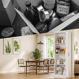 SISXSO Unikito 63" Tall Kitchen Pantry Storage Cabinet with Doors & Shelves