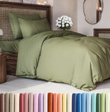 SISXSO Duvet Cover Queen Size Set - Extra Soft Queen Size Duvet Cover 90 x 90 with 2 Pillow Shams - Hotel Luxury Easy Care and Fade Free w/Zipper Closures & Ties - Comfy Breathable Bedding Set (Navy Blue)