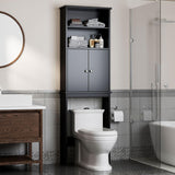 SISXSO Shintenchi Over the Toilet Storage Cabinet, Bathroom Shelf, White